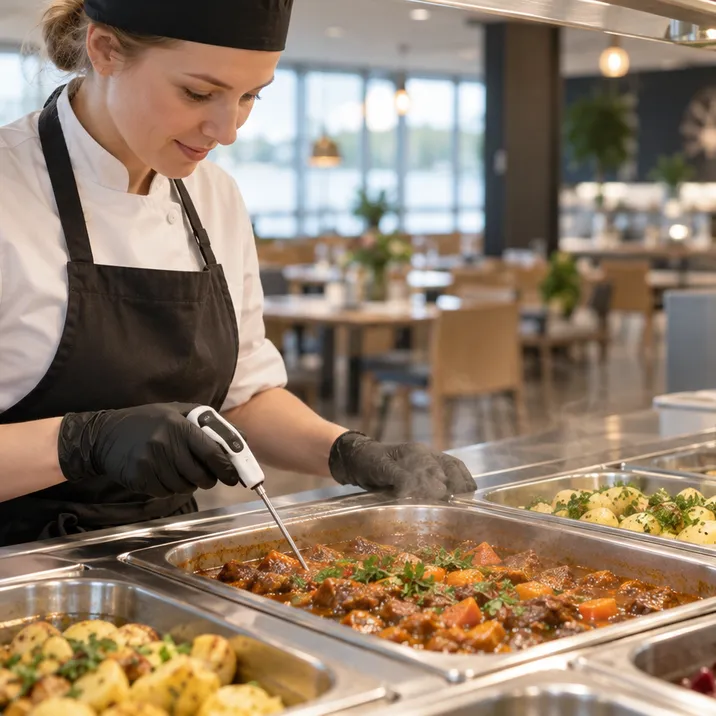 Kuumana pito ravintolassa – lämpötila, buffet ja omavalvonta